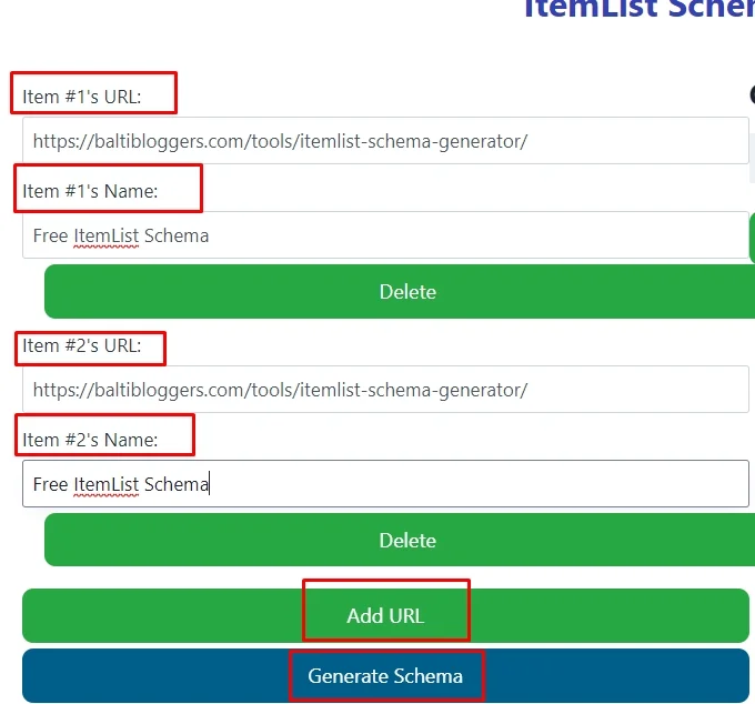 ItemList Schema Generator Tool Online Guide